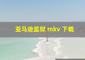 亚马逊监狱 mkv 下载